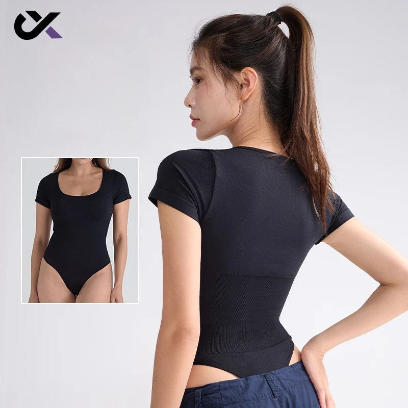 

New Seamless Yoga Shorts Clothes One Piece Sports Fitness Wear Peachy Buttocks Tight Body Shaping Clothes Gym Clothing Women