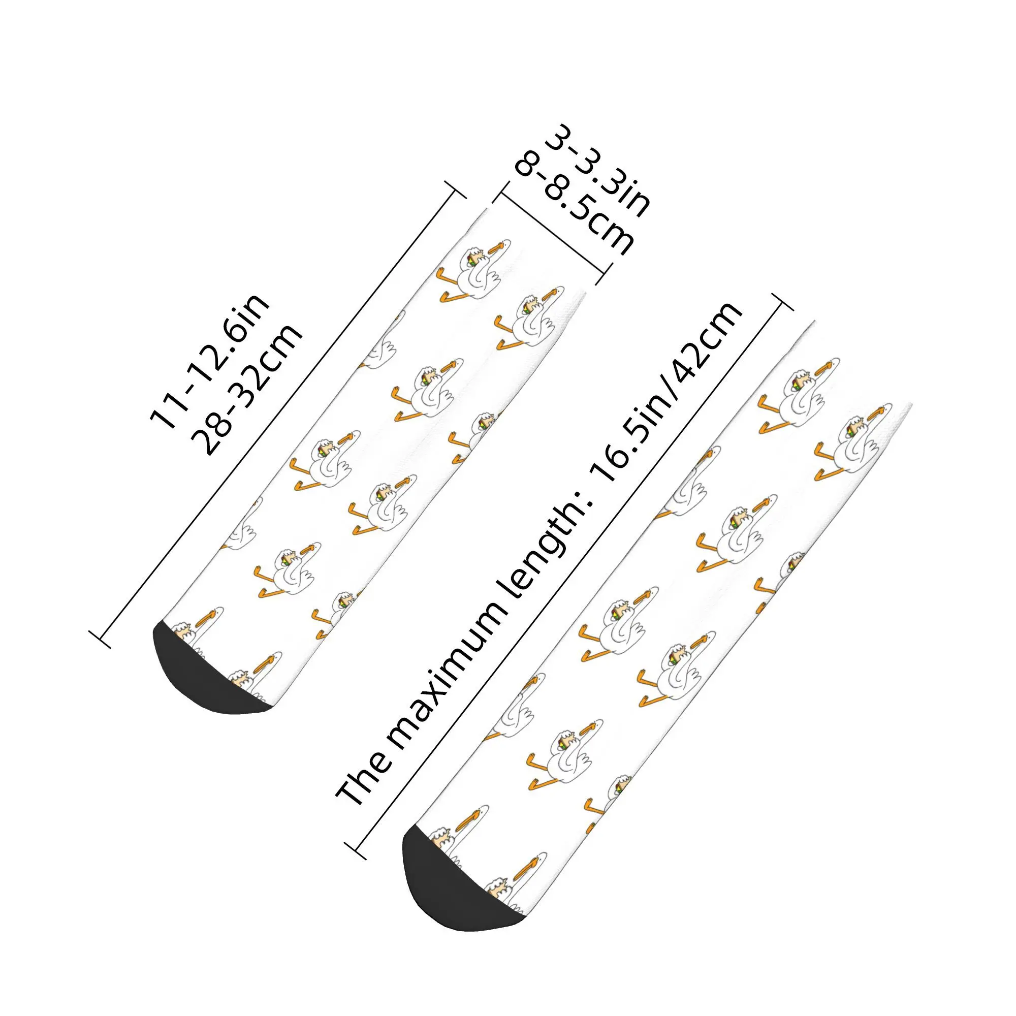 جميع المواسم ساندويتش أوزة الجوارب Harajuku امتصاص العرق الرياضة الأوسط جوارب أنبوبية جوارب الموضة الناعمة للرجال والنساء