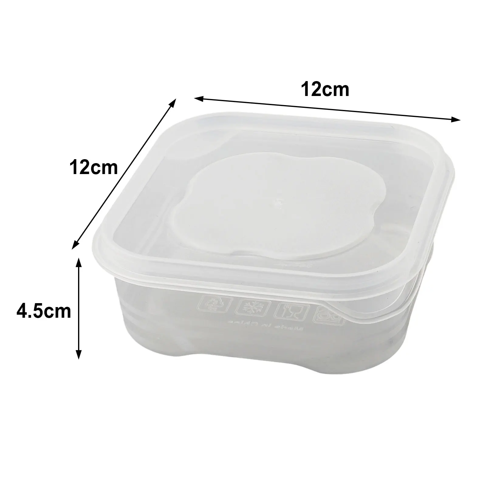 Refrigerator Storage Box Space Saving Design Easy to Clean Transparent Material Sealed Lid Keep Your Fridge Fresh and Tidy