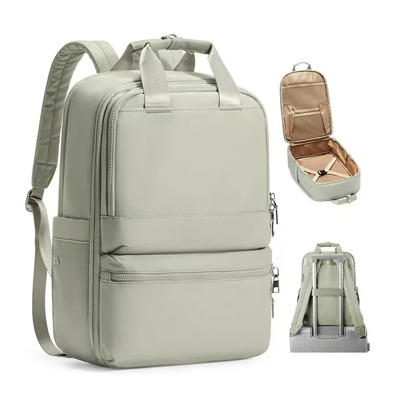 Travel Backpack with USB Charging Port and Shoe Compartment TSA Carry On 15.6 Inch Laptop Backpack