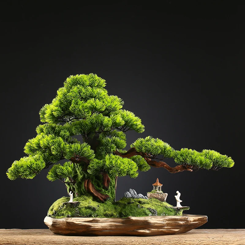 

Living room simulation plant welcome pine landscaping bonsai model room sales office hotel supplies porch ornaments