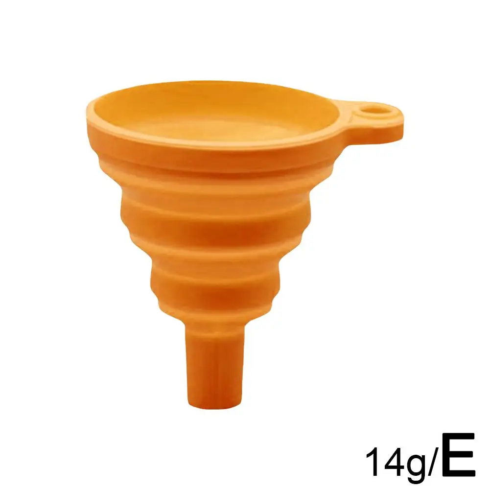 هلام السيليكا الصالحة للأكل الصف تصفية قمع المحمولة طوي السيليكا قمع تسرب صغير تلسكوبي النفط جولة هلام كبير A1I3 #5