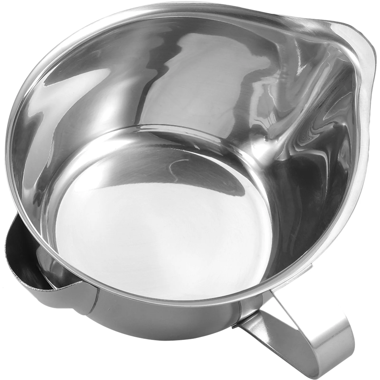 

Kitchen Stainless Steel Oil Separator 500ml Large Grease Oil Filter Bowl Soup Fat Strainer Cup Healthy Cooking