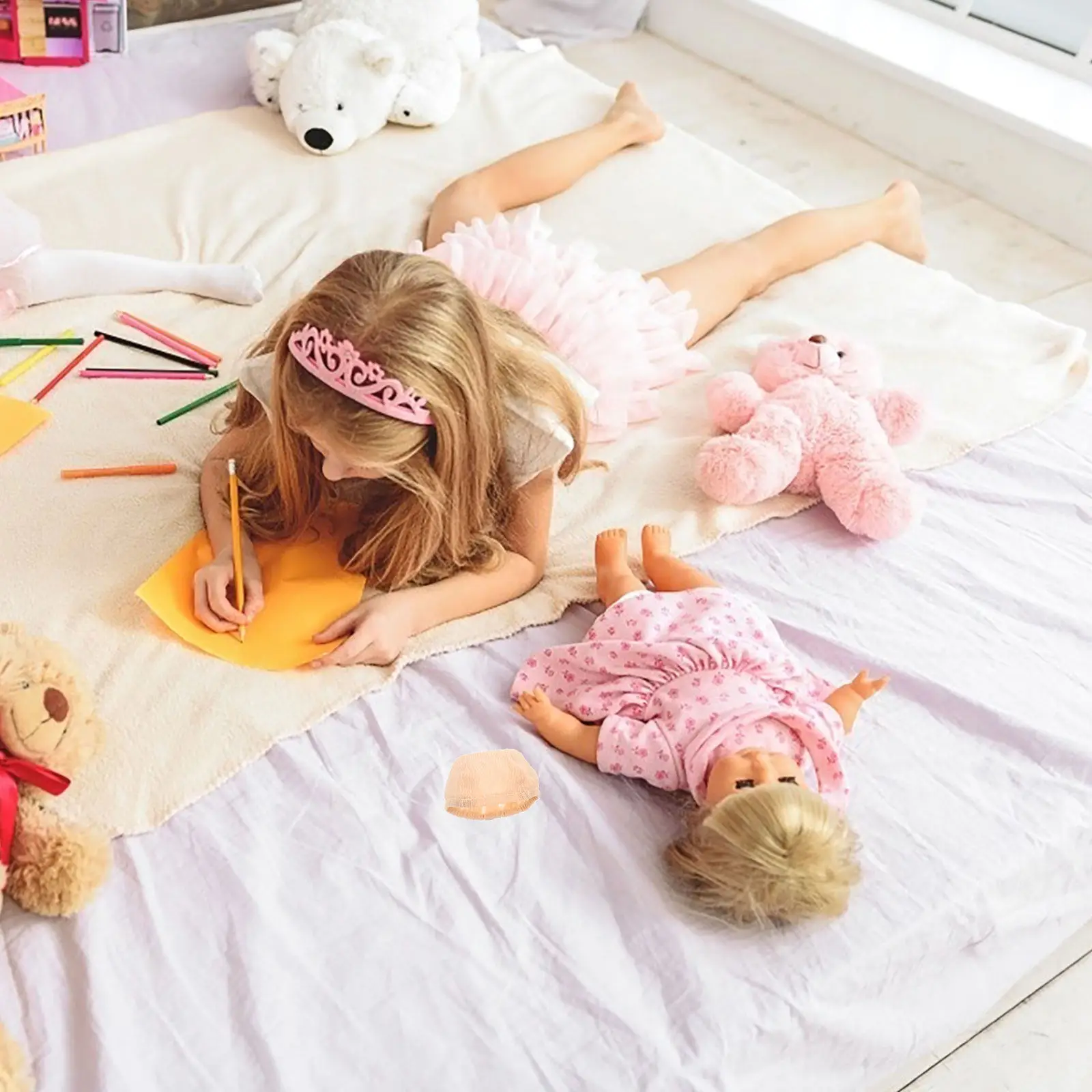 

2 шт. мини-шляпки премиум-класса 1/3 размера для рукоделия, милые аксессуары для декора своими руками | Миниатюрные украшения для головных уборов, инструменты для укладки волос