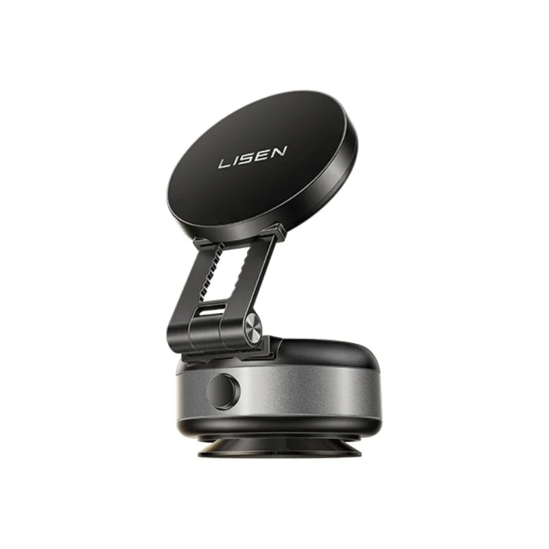 LISEN 2024 New Arrival Foldable Dashboard Magnetic Vacuum Suction Cup Phone Holder Car Mount for Car Office Outdoor