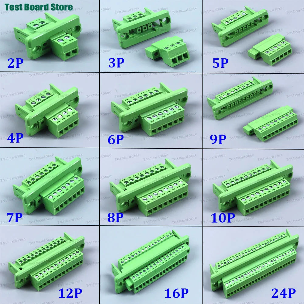 

1Set 15EDGWC Pitch 3.81mm 2P/3P/4P/5P/6P/7P/8P/9P/10P/12P/16P/24P Pluggable Terminal Block Connector