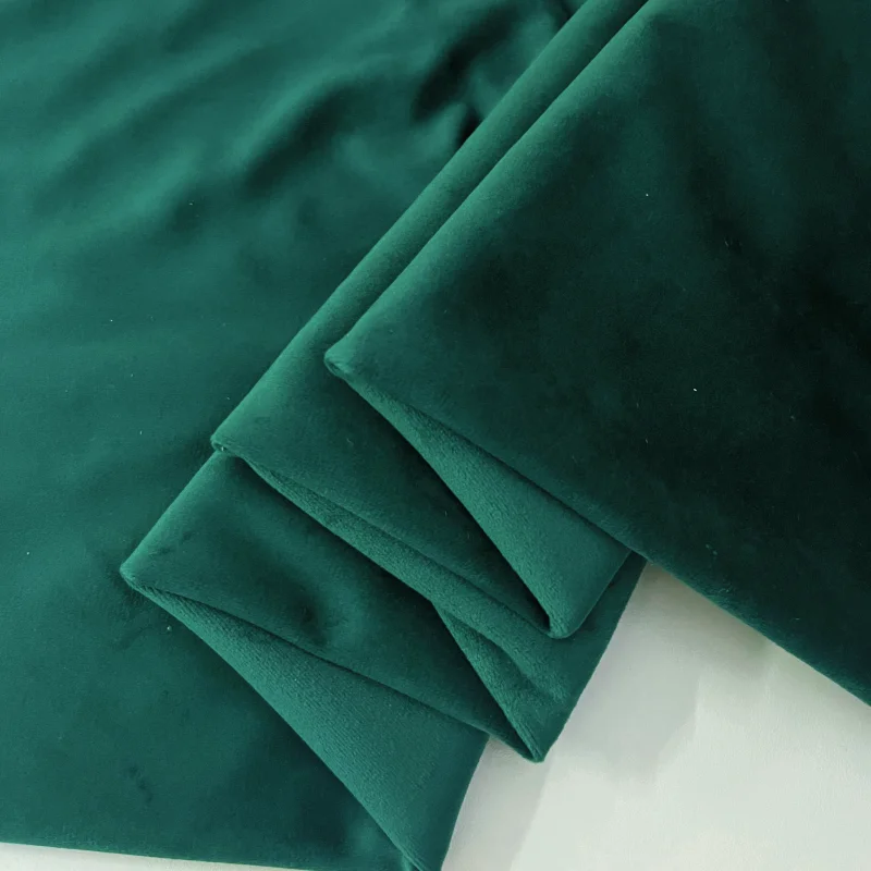 Soft Velvet Fabric - Plush Material for Pajamas, Dress, Clothes & Needlework, Sold by the Meter