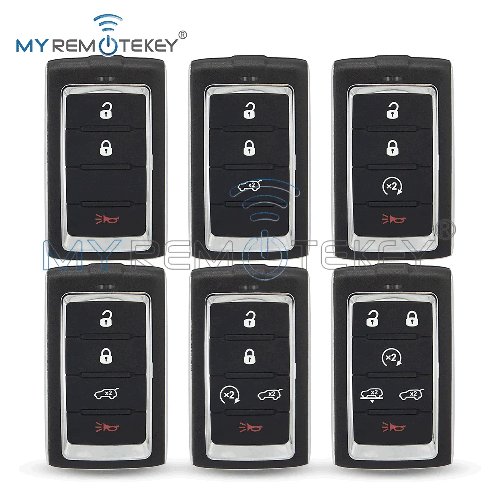REMTEKEY FCC M3NWXF0B1 Smart Car Key Case Remote Shell 3/4/5/6/7 Buttons for Jeep Grand Wagoneer Grand Cherokee PN 68377529AA