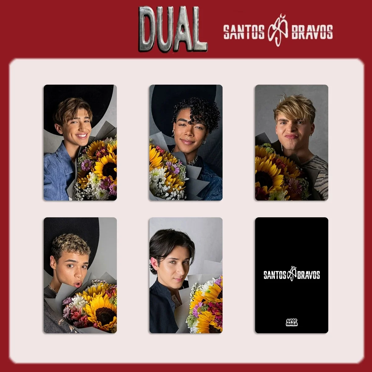 Idols SANTOS BRAVOS Photocards Drew Alejandro Gabi Kauê Kenneth Cards STBV Album Cards Fans Collections Gifts