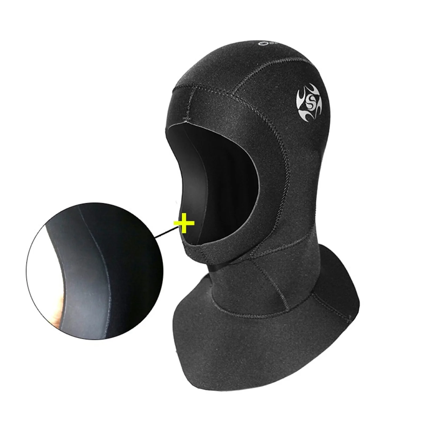 3MM Neoprene Thermal Diving Cap Men Women Hat Headgear Sun-proof Head Cover Mask Facekini Surfing Snorkeling Swimming Cap