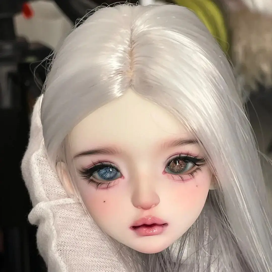 2026 novo 1/4 aikou sd bjd boneca menina cabeça linda menina conjunto resina de alta qualidade apenas uma cabeça