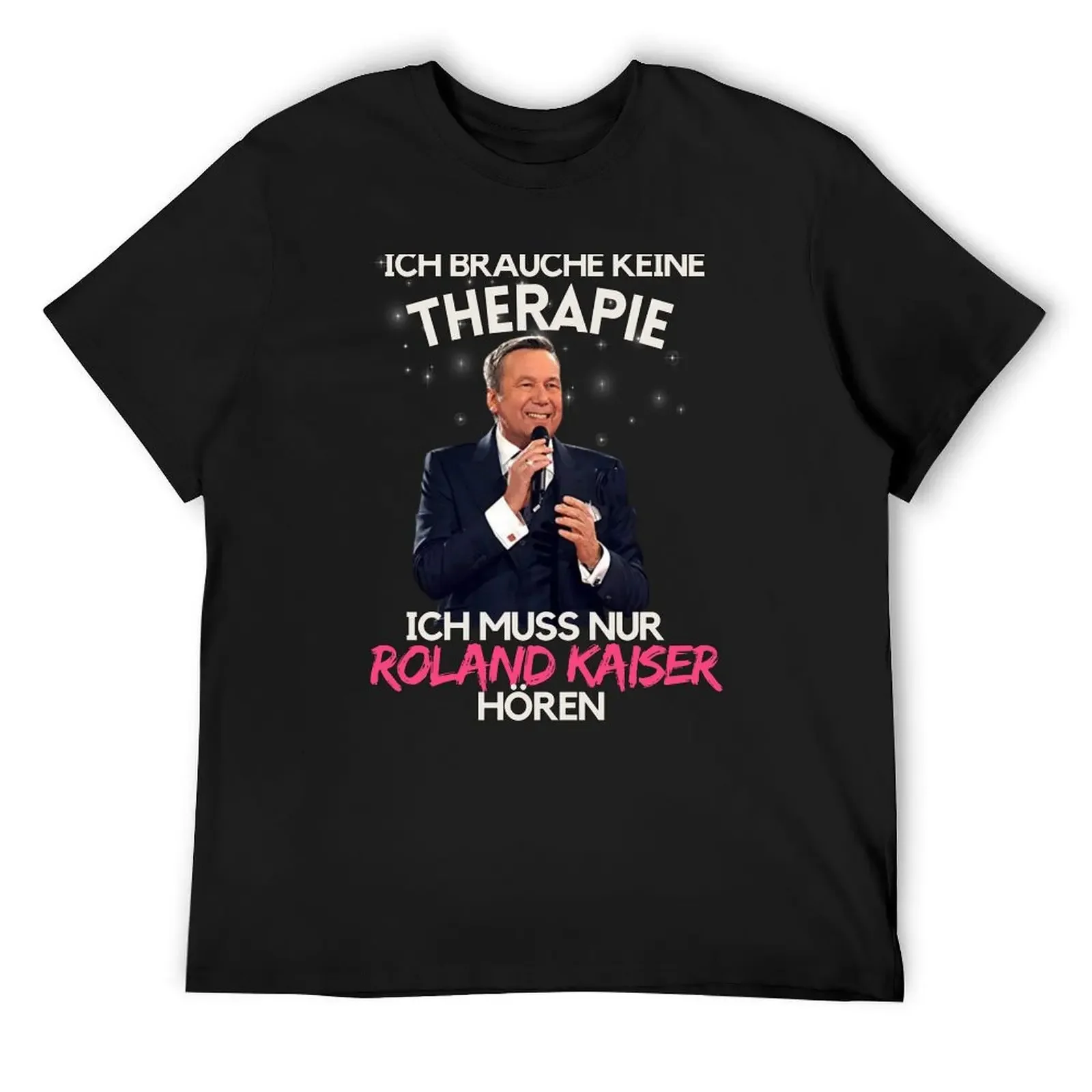 Roland Kaiser-roland kaiser festival- roland kaiser merch T-Shirt heavyweights for a boy customizeds black t shirts for men