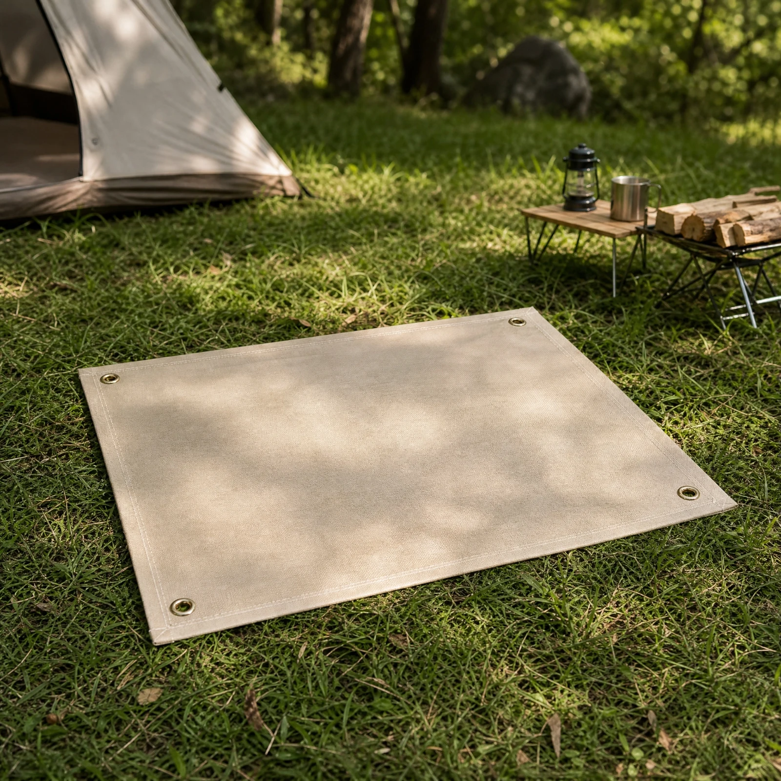 Rectangular Fire Blanket with Corner Grommets High-Temperature Resistant Fiberglass Fire Blanket Safety Equipment Long-Lasting