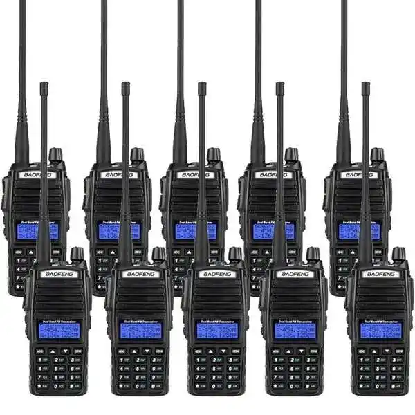 

Baofeng UV-82 Двухдиапазонная аналоговая рация высокой мощности 5 Вт/8 Вт VHF/UHF Vox Ручная радиостанция с 5 км Ran