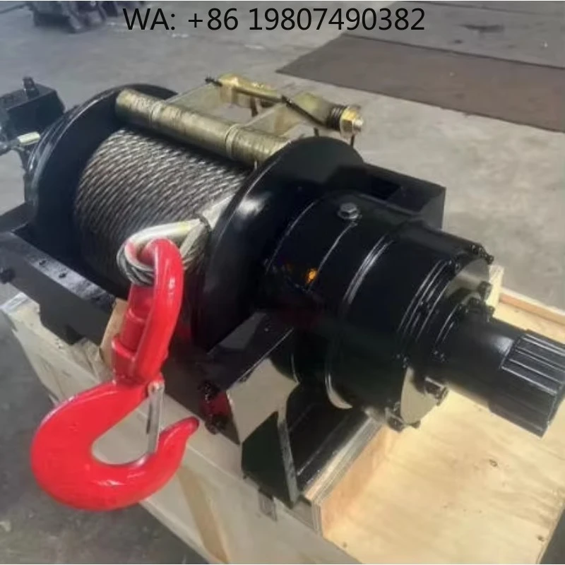 Industrial Heavy Duty Hydraulic Cable Pulling Winch 10–30 Ton, Robust Steel Wire Rope Unit for Wrecker, Trailer & Car Carrier To