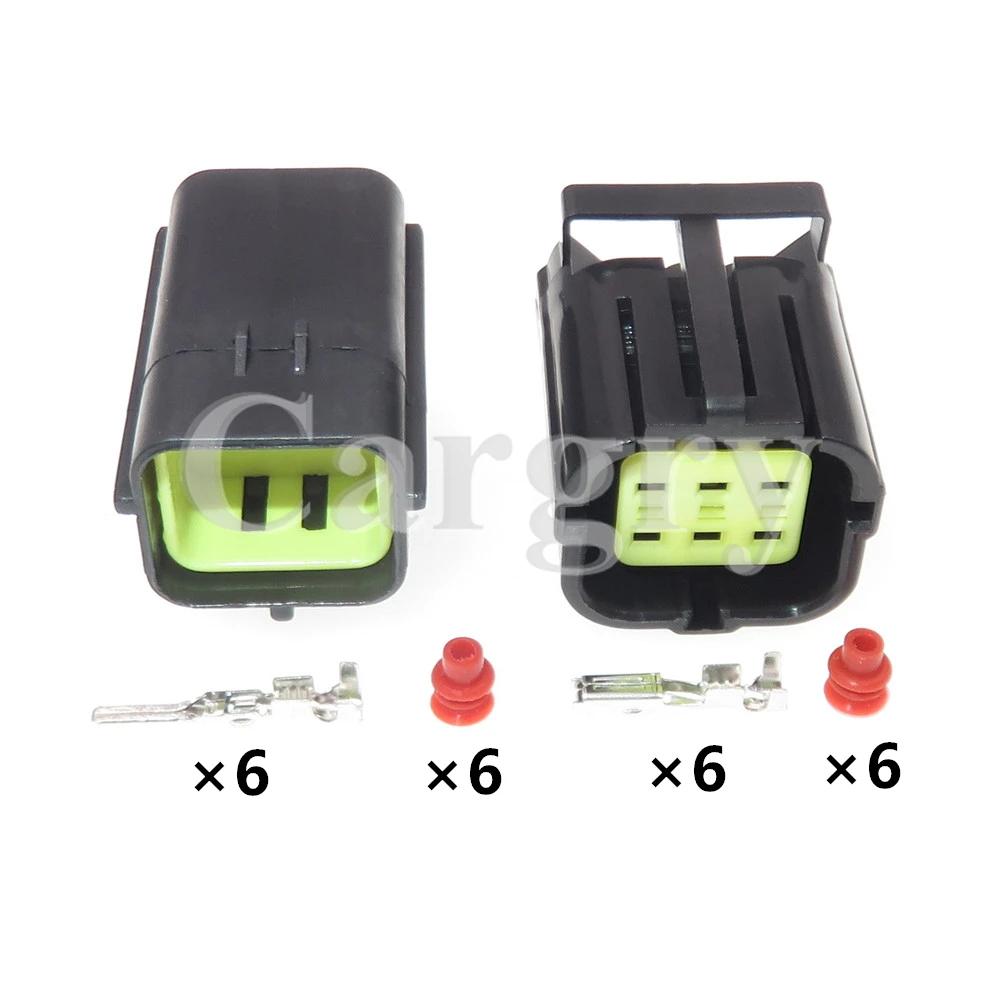 1 مجموعة 6P 1.8 سلسلة السيارات كابل ذكر أنثى لرسو السفن مقاوم للماء التوصيل التيار المتناوب الجمعية 344265-1 344267-1