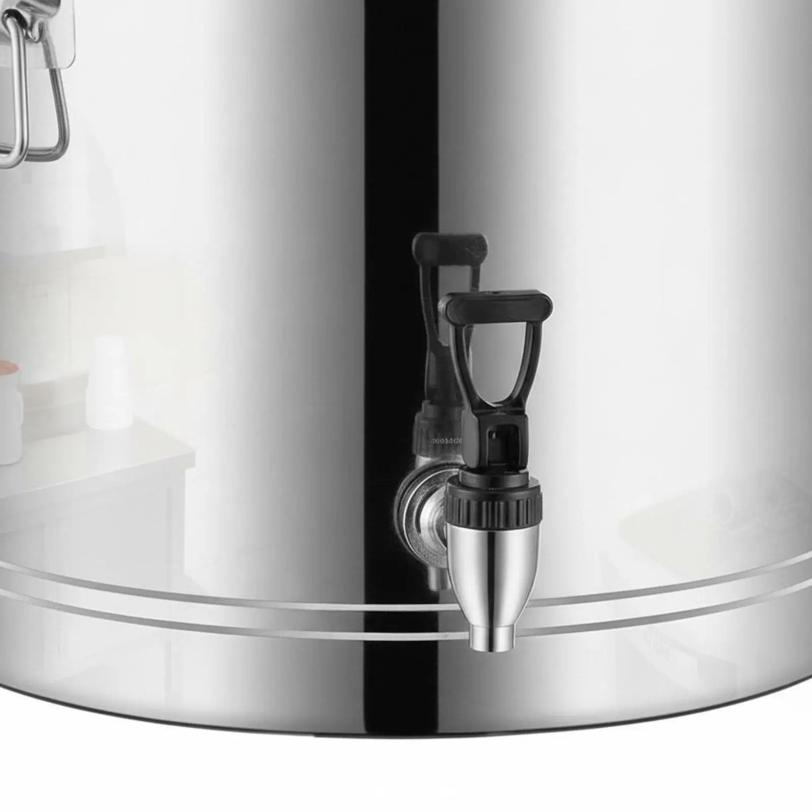 Heavy Duty Insulated Steel Bucket Food Safe 304 Thermal Barrel for Street Stall Catering Bulk Food Transport