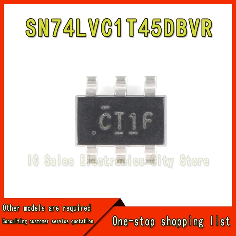 (10piece)100% New SN74LVC1T45DBVR SN74LVC1T45 74LVC1T45 CT1F CT1R CT1.. sot23-6 Chipset