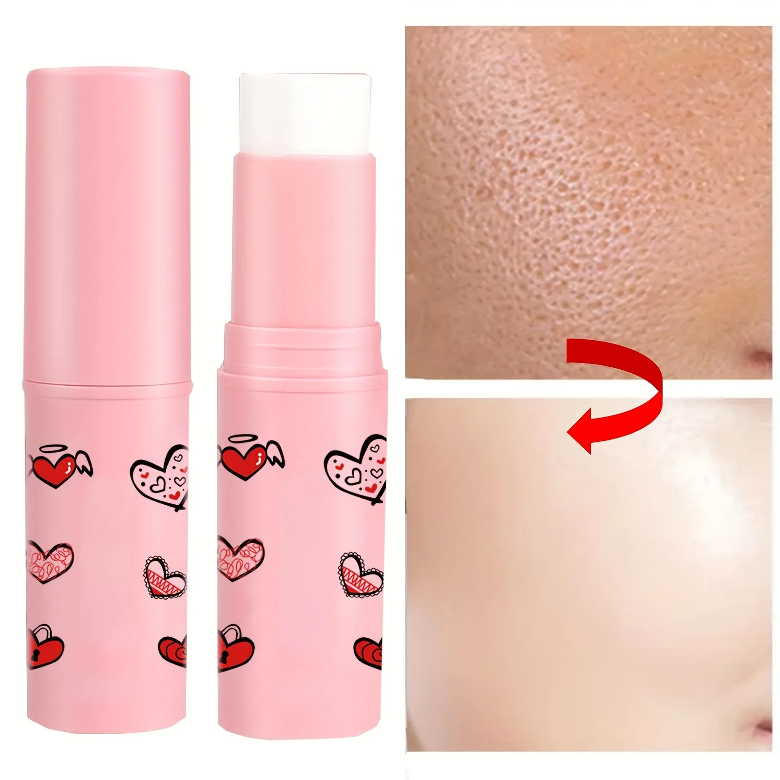 Invisible Pore Cream Moisturizing Facial Matte Prime Invisible Pore Primer Stick Smooth Brighten Face Skin Oil Control