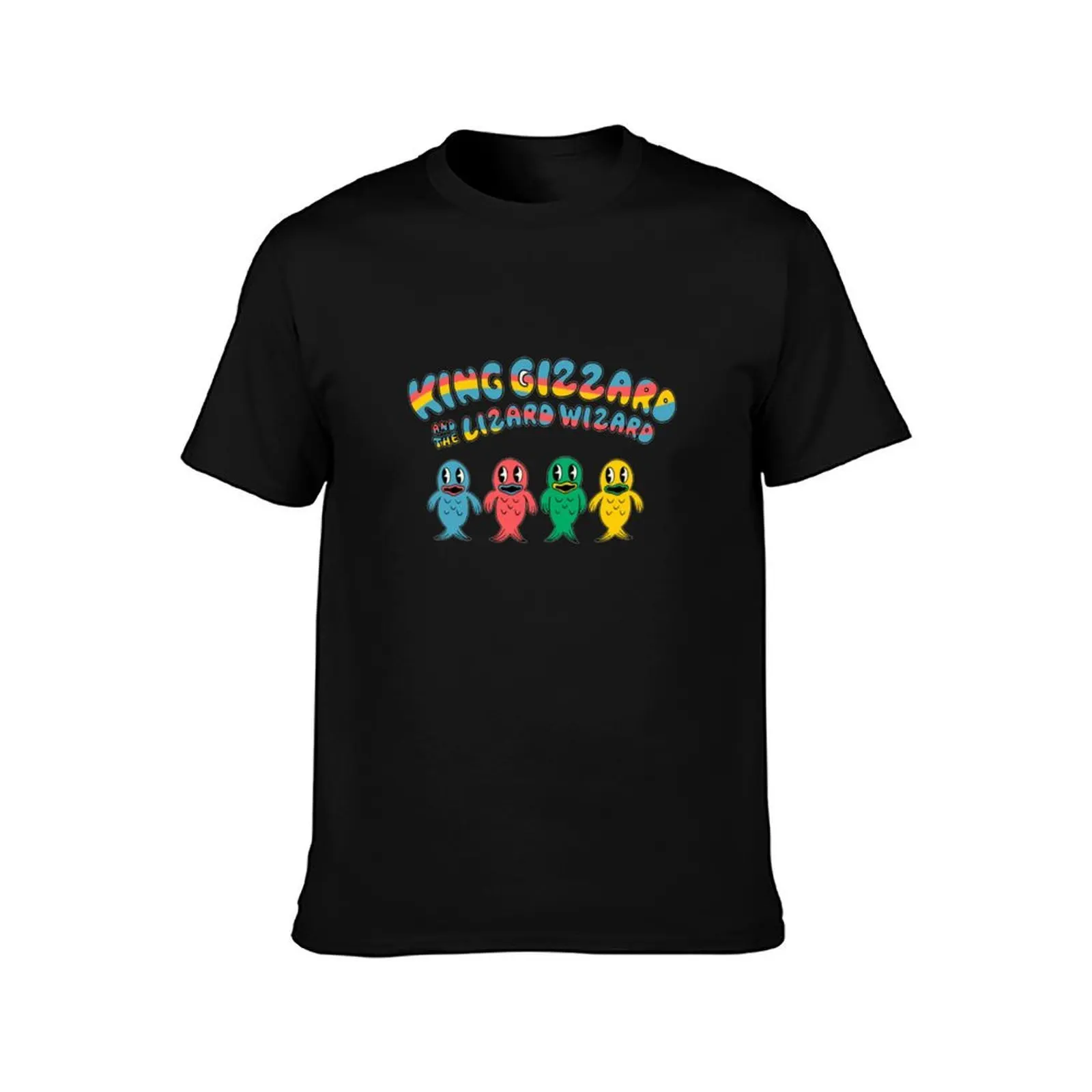 King Gizzard And The Wizard Lizard fishies T-Shirt Simple Casual Short Sleeve Tee T-Shirt