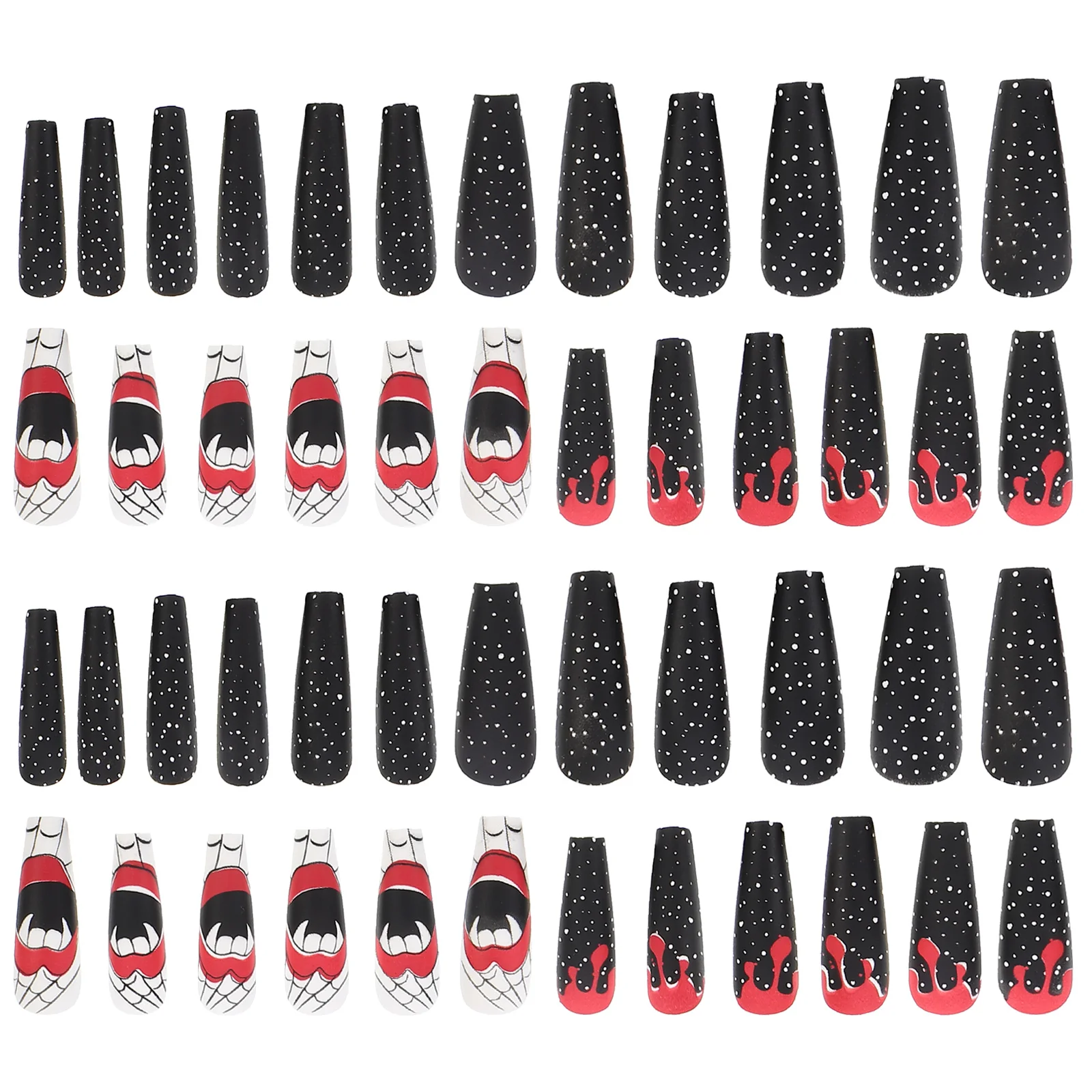 48 Pcs Mens Nail French Style Nail Gel for Nails False Salon Fake Women Full Coverage Tip Fashion Man Miss