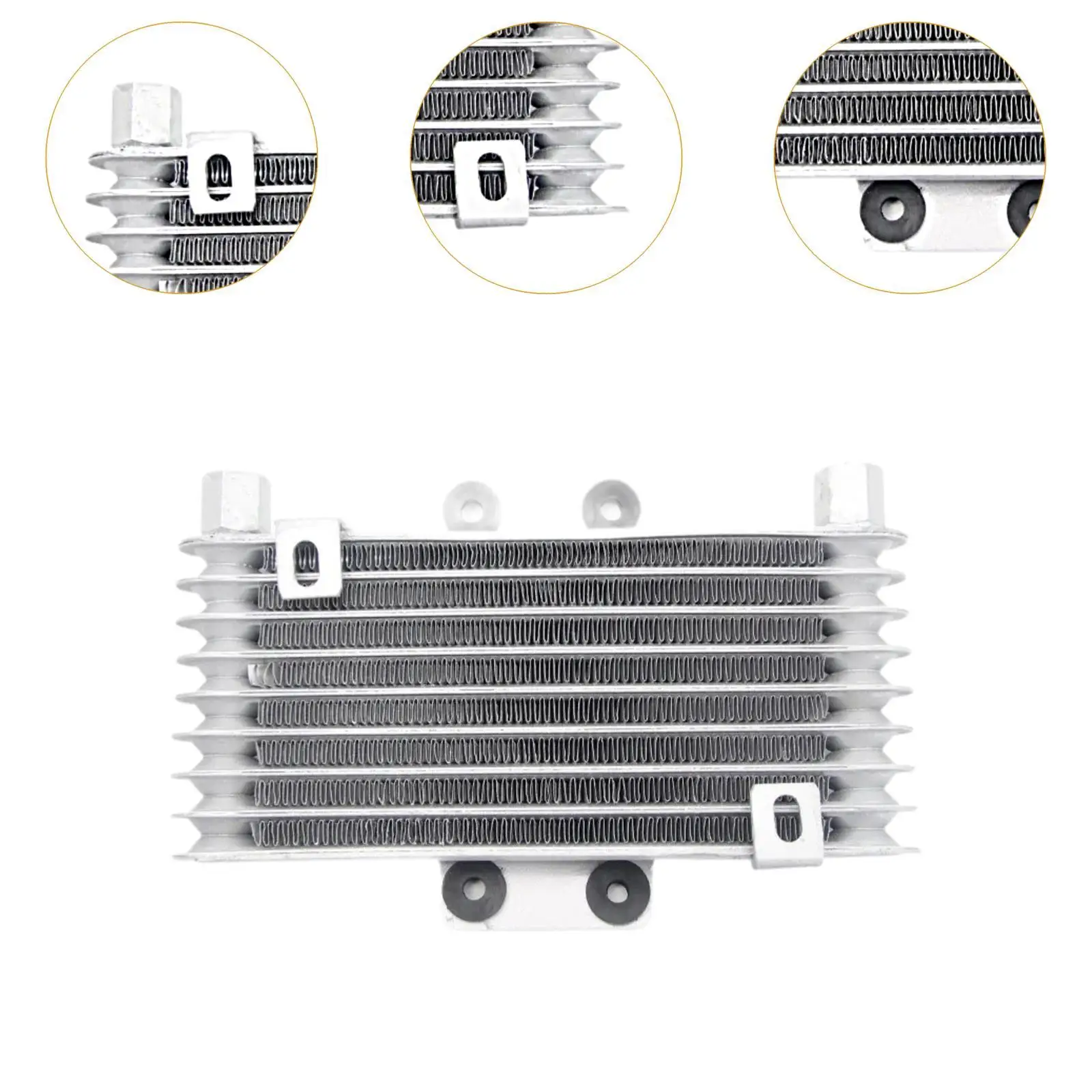 

Metal Engine Oil Cooler Radiator Assembly Universal Replacement for 125-250CC Motorcycle Dirt Bike