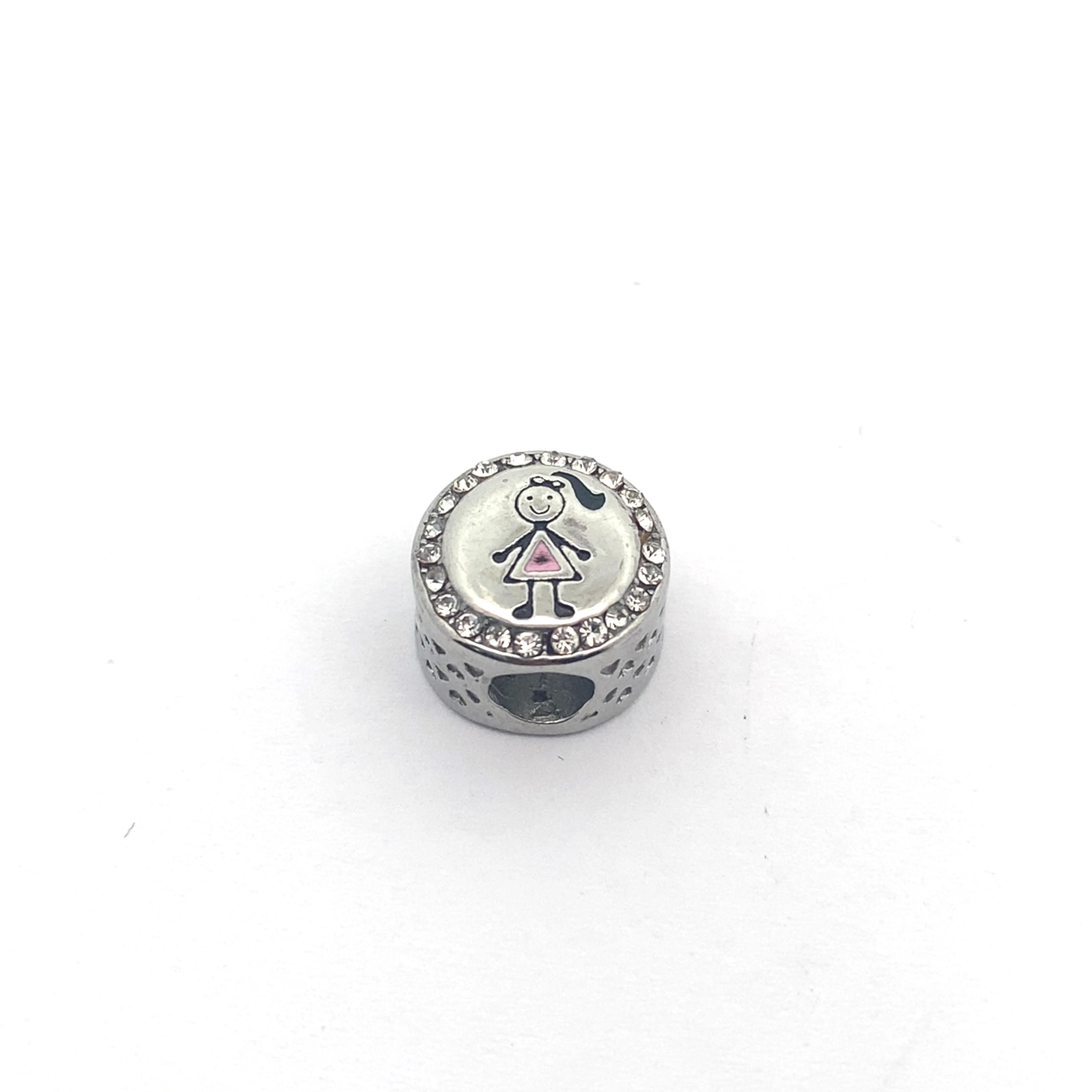 2024 neue Silber Farbe Nette Herz Stern Böse Augen Flugzeug Jungen Mädchen Perlen Fit Original Armband DIY Für Frauen Mädchen schmuck Geschenk – Detail 8
