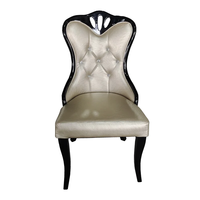 

Soft Bag Backrest Dining Chair Home Hotel Box Restaurant Chair Leather Chair