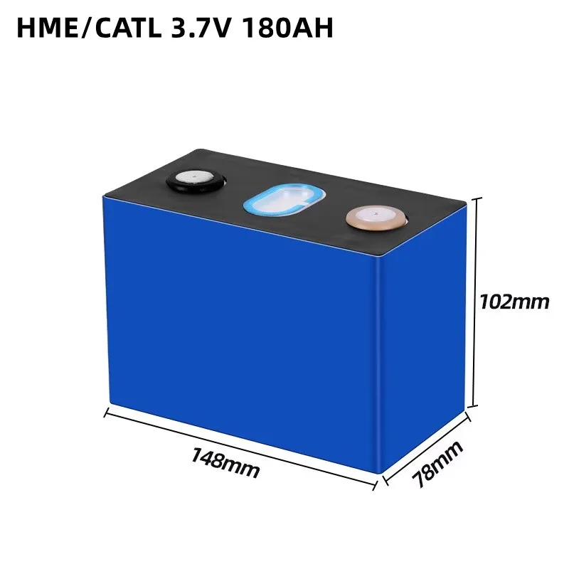 Wholesale 3.7V 180Ah NMC battery cells new rechargeable prismatic lithium ion EV car energy storage battery CATL