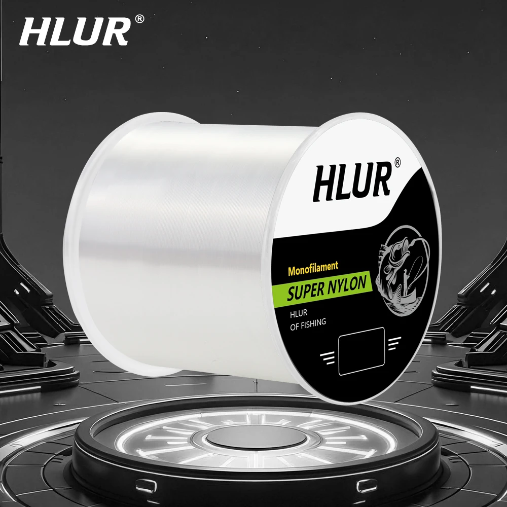 HLUR 1000m Nylon Angelschnur Monofilament 0,168mm-0,50mm Angelzubehör Hochwertiges Material Glatte Wurfleine