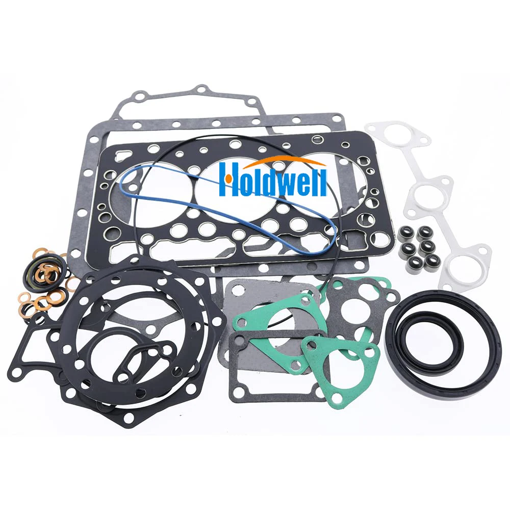 

Holdwell Full Gasket Kit Upper 6672739 & Lower 6672740 Compatible for Kubota Engine D722 Bobcat 316 320 322