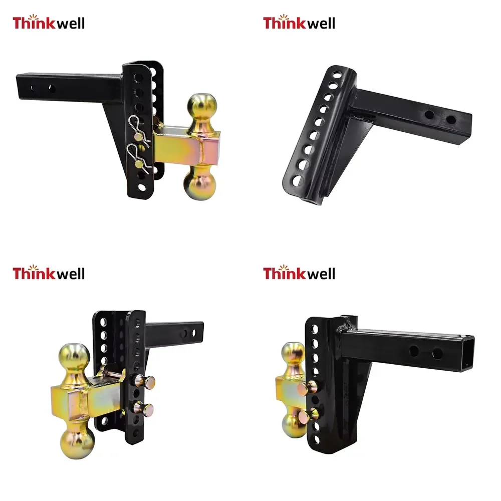 

Factory Price 8-Inch Drop & 6.5-Inch Rise Adjustable Trailer Hitch for Towing