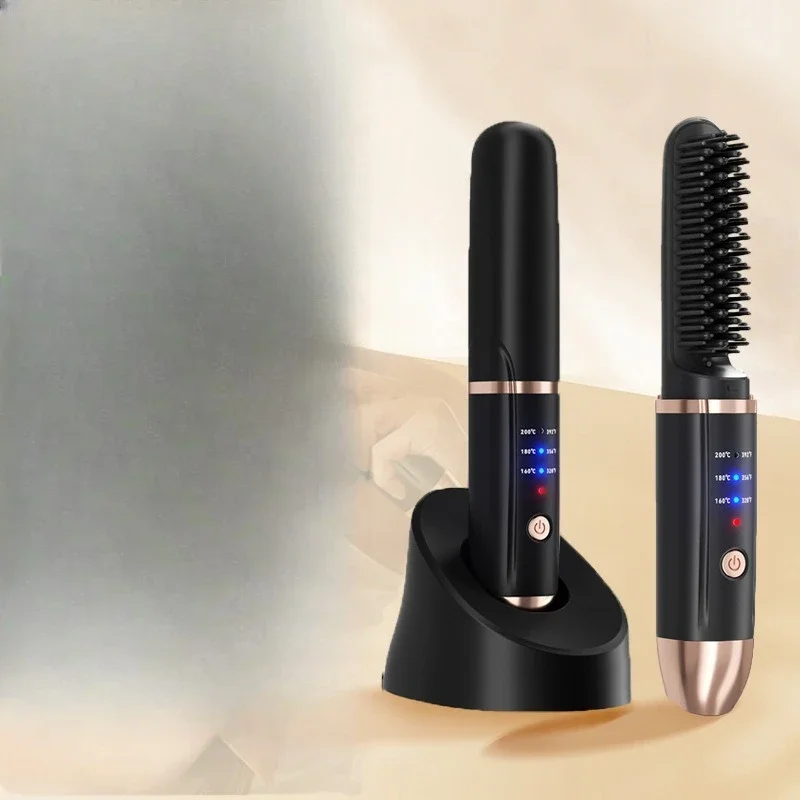 

Wireless hair straightener Negative ion does not hurt straightener Straight roll dual-purpose multi-function hair straightener