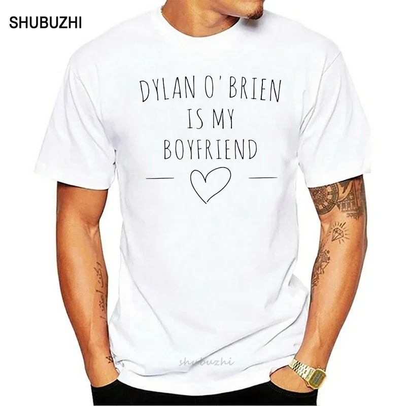 Dylan OBrien Is My Boyfriend Stiles Stilinski T-shirt Unisex  Cotton    cotton tee shirt  tops wholesale tee