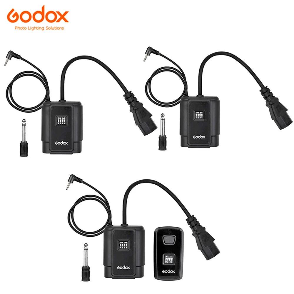 Godox DM-16 Transmitter + Receiver DMR-16 Set Wireless Studio Strobe Flash Trigger 16 Channels for Canon Nikon Olympus Pentax