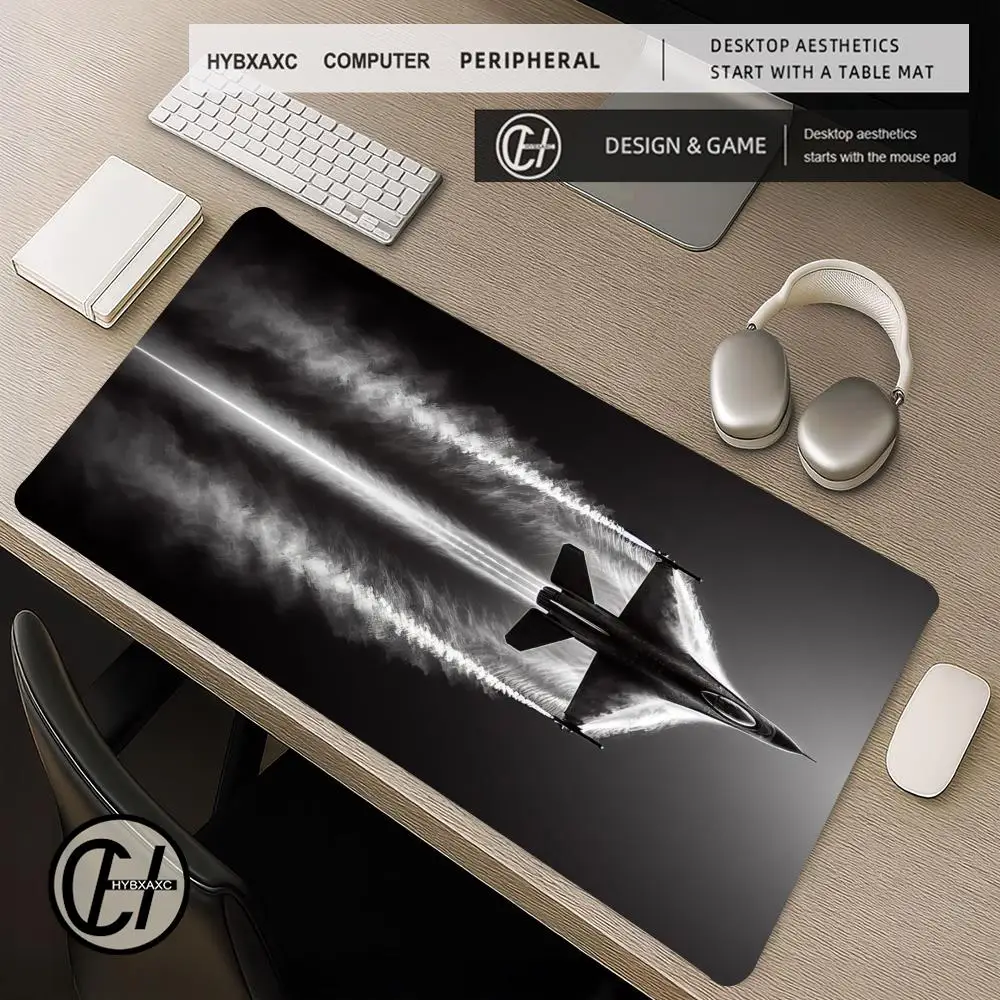 HD military powerful A-American fighter jets and bombers Mouse Pad Mousepad Large Gaming LockEdge Thickened PC Table Desk Mat