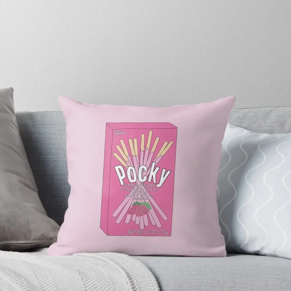 

Strawberry Pocky Throw Pillow Decorative Cushions For Luxury Sofa Christmas Pillowcase pillow cover christmas pillow