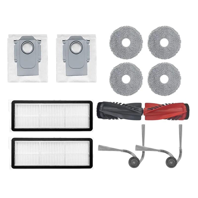 for Roborock Q revo 5AE /Qrevo Edge / Qrevo Edge 5V1 Robot Vacuum Cleaner Main Brush/Side Brush/Mop Cloth/Dust Bag/Filter