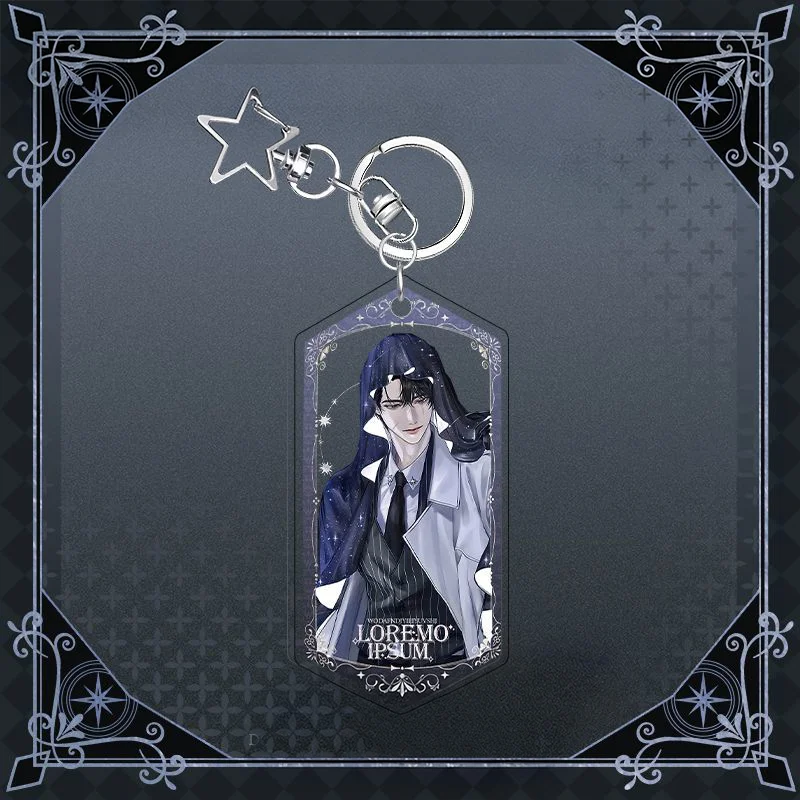 TV Omniscient Reader's Viewpoint Kim Dokja Yoo Joonghyuk Cosplay Keychain Acrylic Ornament Key Chain Pendant Accessories Prop