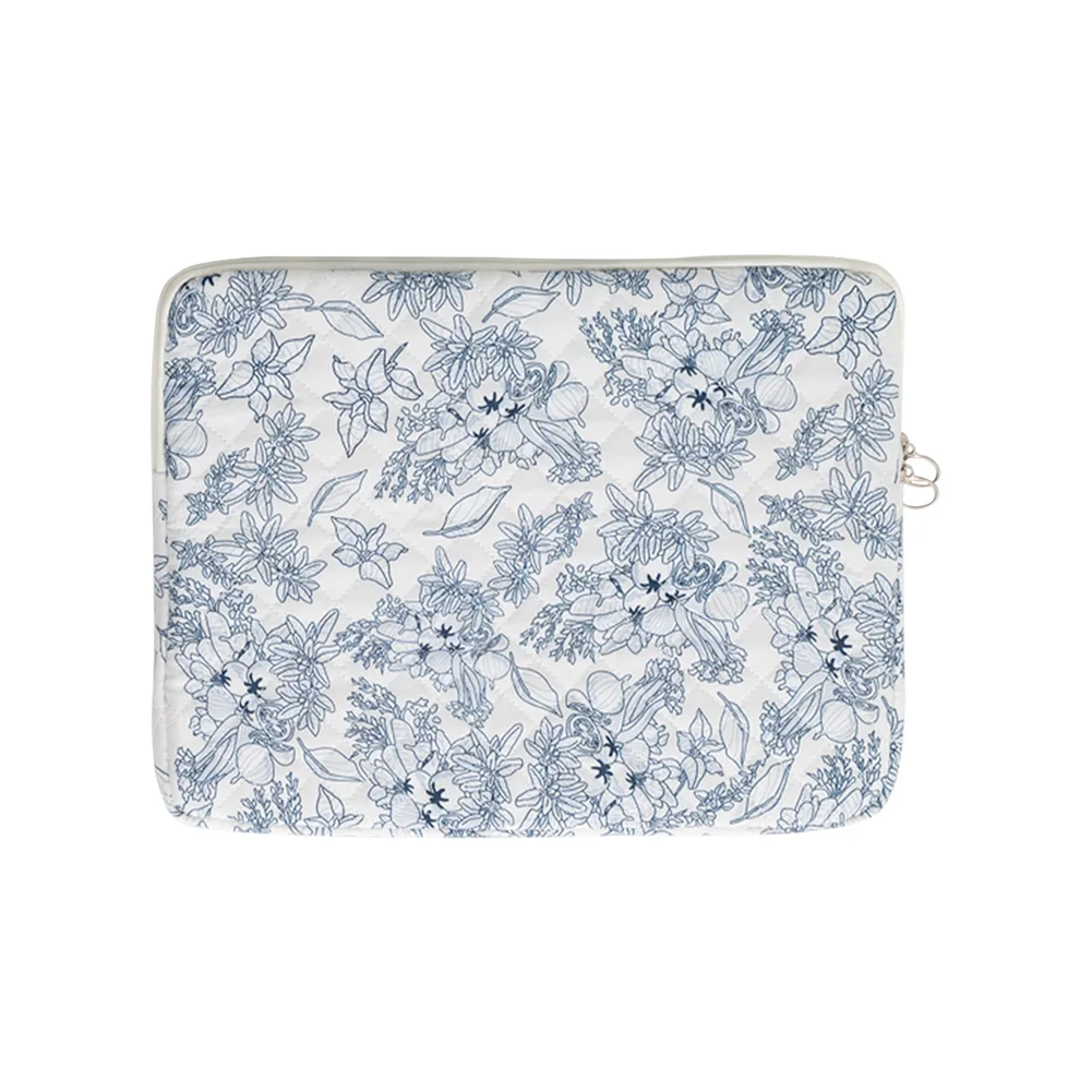 

Сумка для ноутбука 11/13/15 дюймов, стеганый чехол для ноутбука, элегантный цветочный чехол для ноутбука, сумка для переноски ноутбука, офисные аксессуары