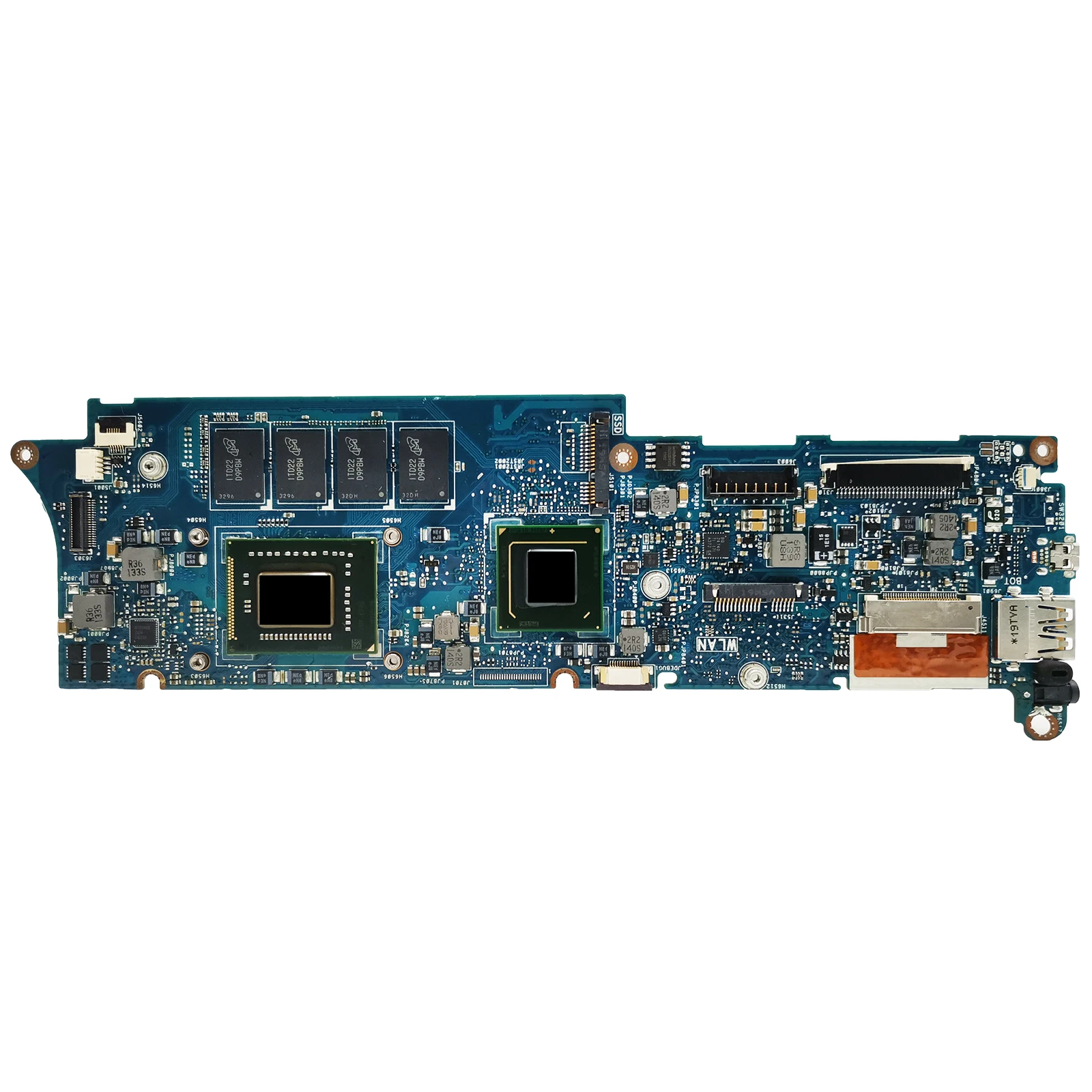 AKEMY UX21E Mainboard For ASUS Zenbook UX21E Laptop Motherboard With CPU I3-2367M 2G-RAM Notebook MAIN BOARD 100% Test OK