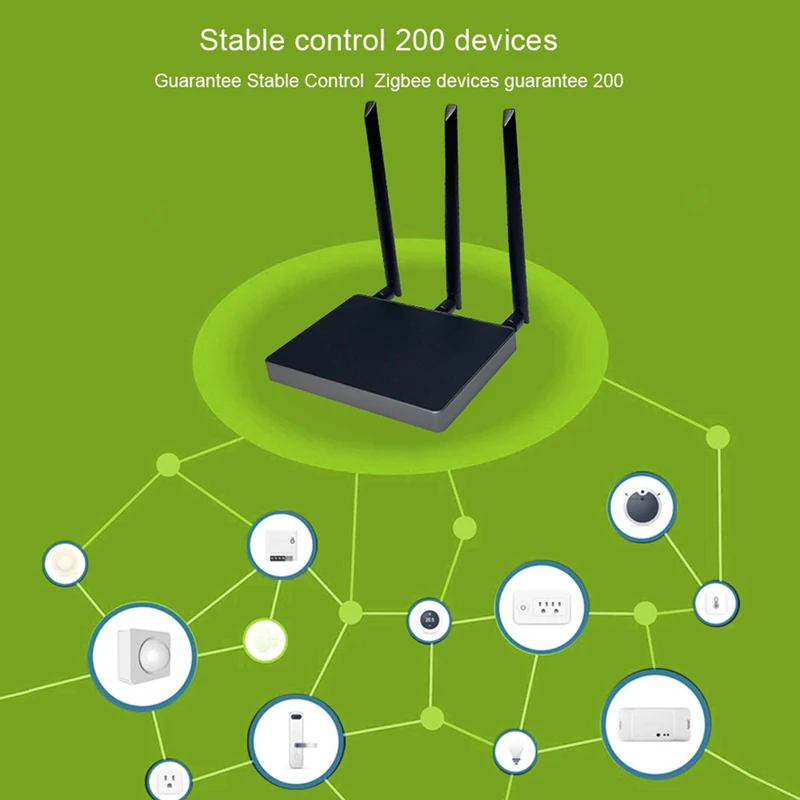 Tuya Zigbee 3.0 Hub Dual Gateway And Wifi Repeater Enhanced Signal Smart Fault For Alexa Big House Villa Hotel