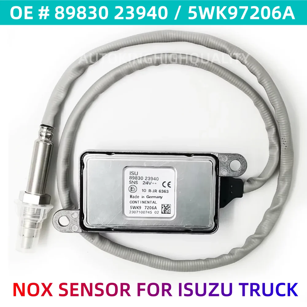 

5WK97206A 8983023940 5WK97206 8983023940 Original New Nitrogen Oxide Sensor Nox Sensor 24V For ISUZU Truck Parts