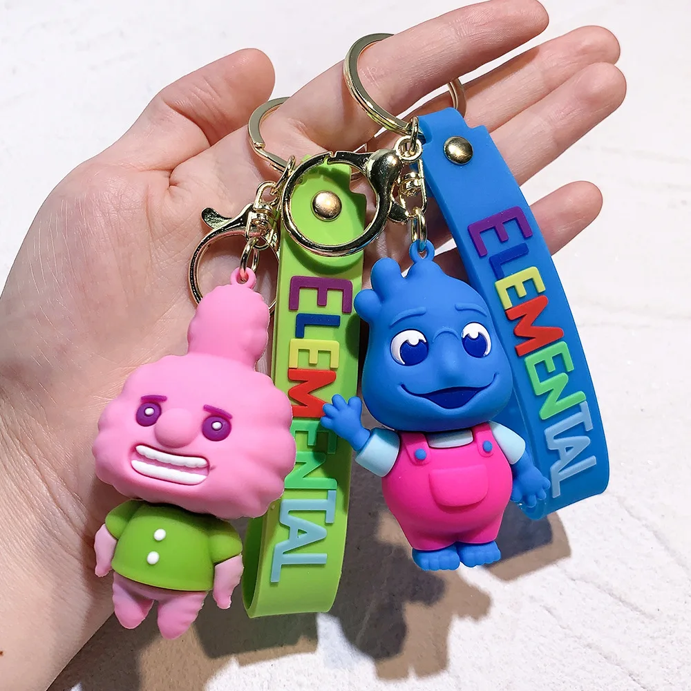 سلسلة مفاتيح شكل مدينة أنيمي مجنون للأطفال ، فيلم لطيف ، دمية ثلاثية الأبعاد ، قلادة حقيبة مدرسية ، زخرفة حلقة مفاتيح سيارة ، هدية لعبة عيد ميلاد #1