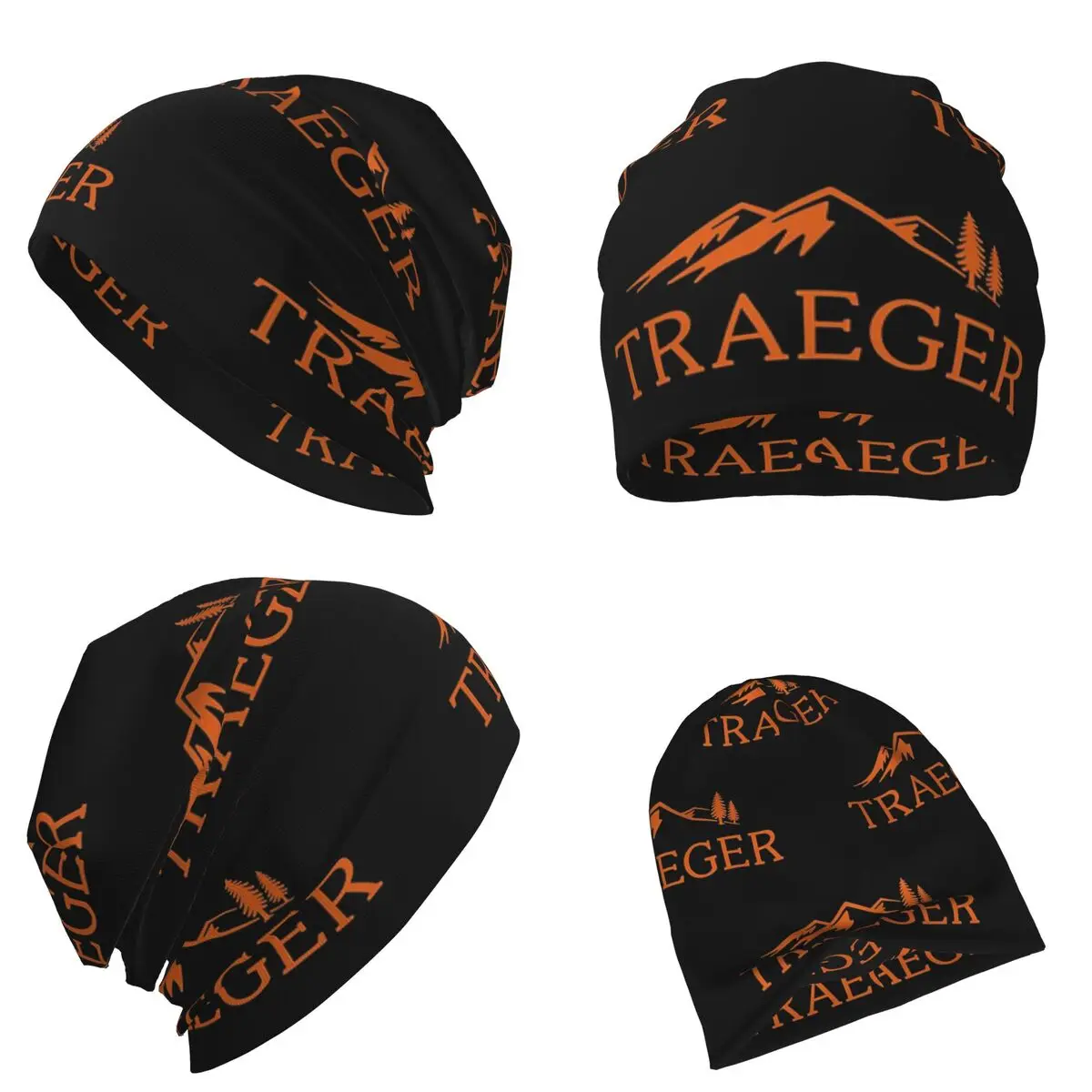 Traeger Pellet Grill Smoke BBQ Essential Warm Knitted Cap Fashion Bonnet Hat Autumn Winter Outdoor Beanies Hats for Men Women