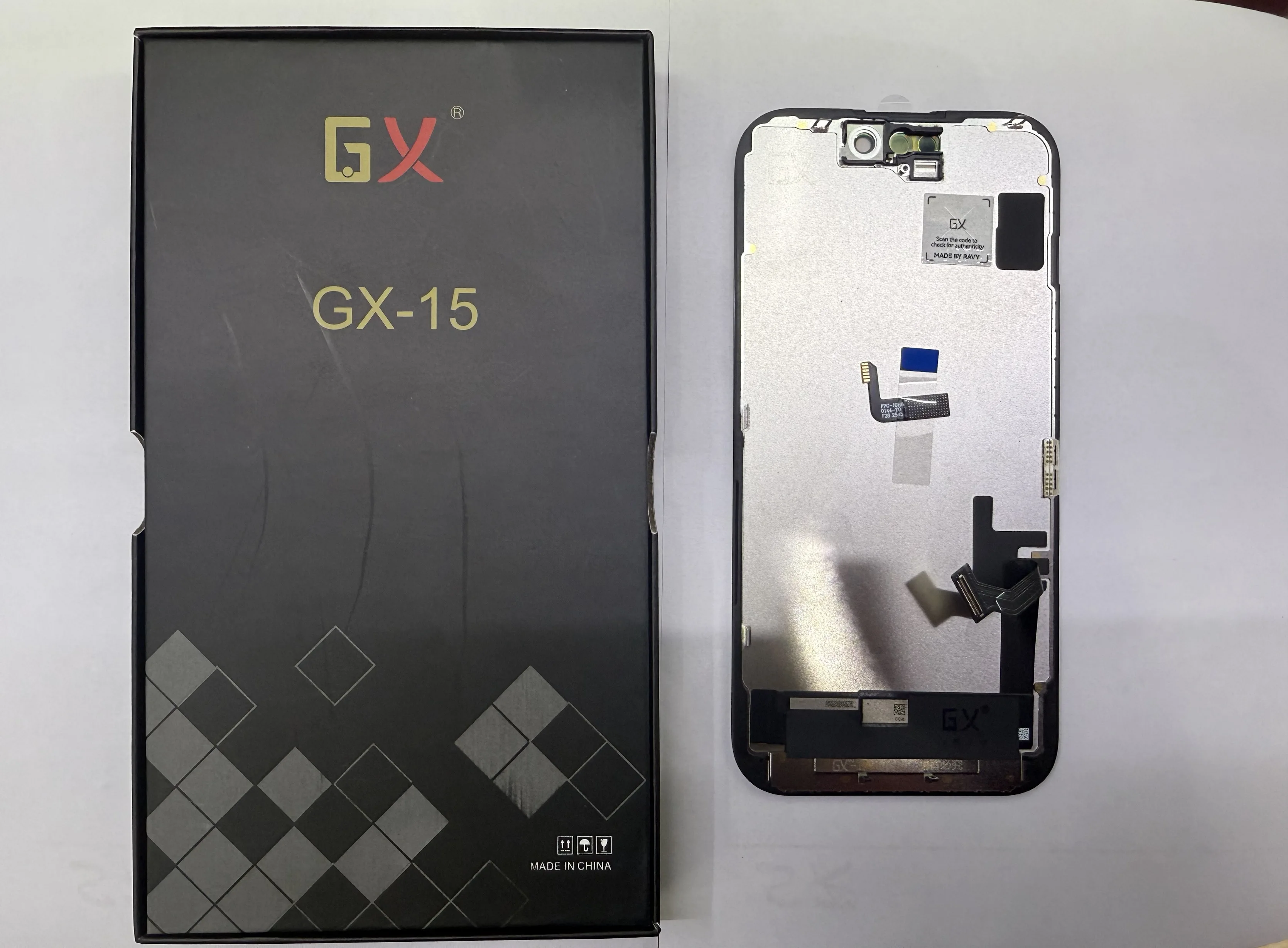 GX OLED scherm voor iPhone X XS XS Max 11 12 13 14 15 16 Pro Max, True Tone met 3D Touch, voor iPhone reparatie inclusief gereedschap