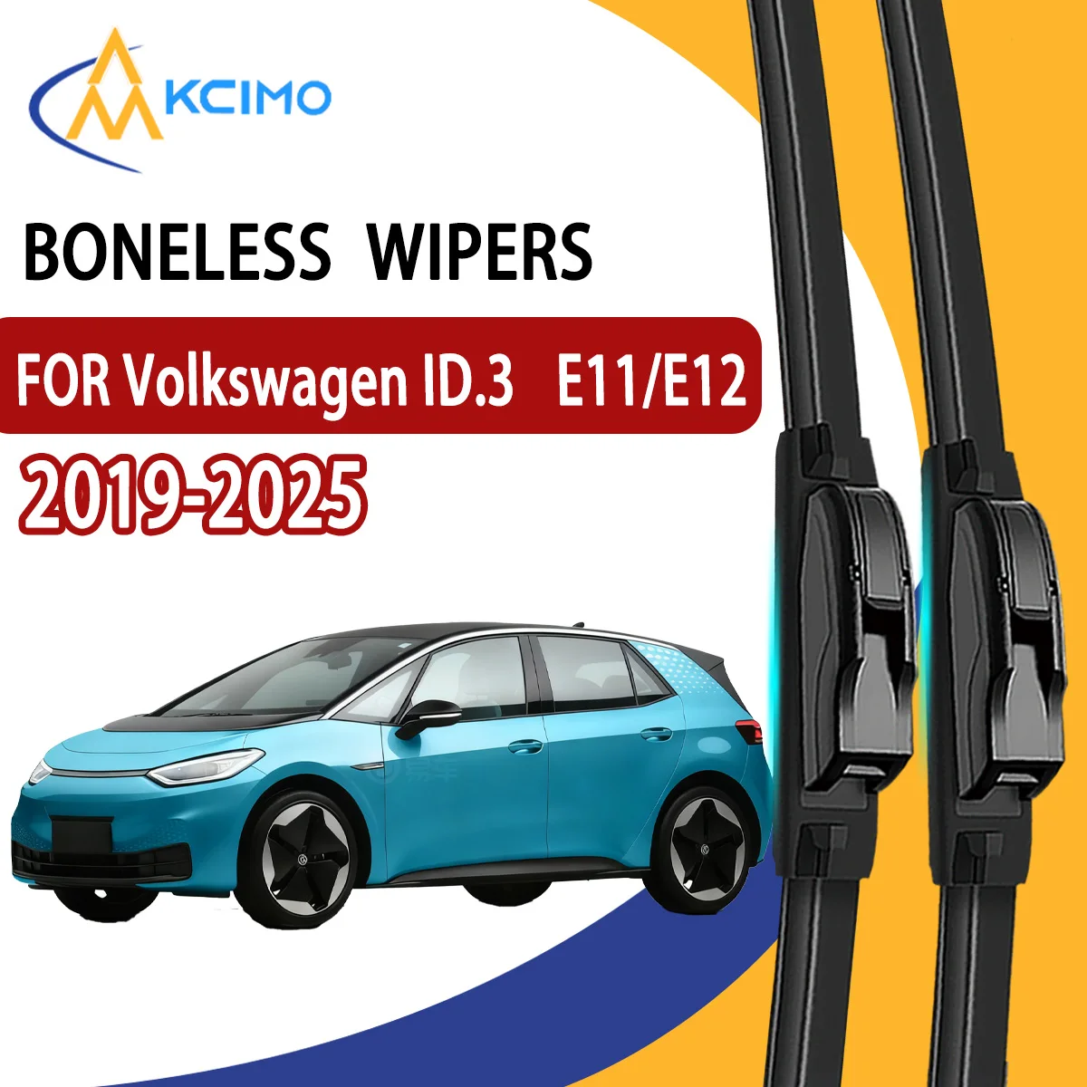 

2Pcs Front Windshield Wiper Blades For Volkswagen ID.3 E11/E12 2019-2025 Windscreen Window Car Accessories