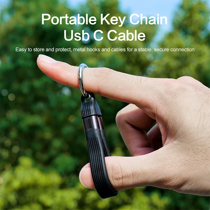 Keychain 240W 40Gbps USB4 Short USB C To USB C Cable Fast Charging Type C Data Transfer 8K Data Charge Extension Cable ﻿