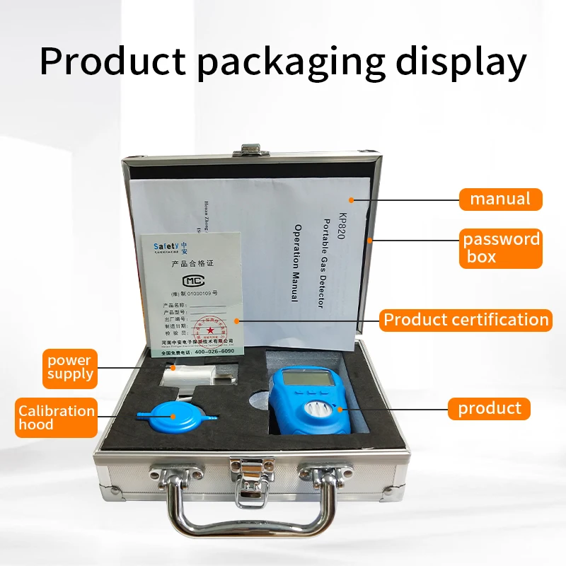 Portable HF Hydrogen Fluoride Gas Concentration Detector HF Gas -Monitor Kp820