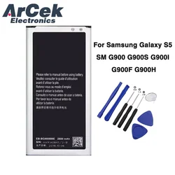 100% New EB-BG900BBE Replacement Battery for Samsung Galaxy S5 SM G900 G900S G900I G900F G900H 2800mAh